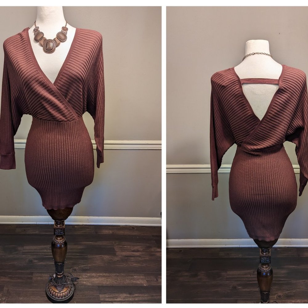 Women's Size S Brown Love Tree Dress NWT.
